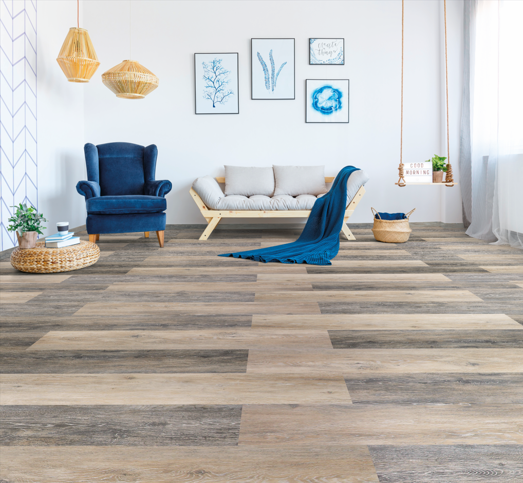 FloorItalia SPC Click-Vinyl - Smoky Oak Holzoptik