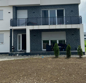 Balkongeländer aus Glas für draußen